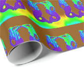 2 look-out-mermaidpatroonpapier cadeaupapier (Rol Hoek)