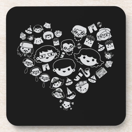 2 Luv. Drankjes Onderzetter (Voorkant)