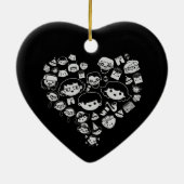 2 Luv. Keramisch Ornament (Achterkant)