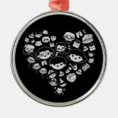 2 Luv. Metalen Ornament (Voorkant)