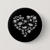 2 Luv. Ronde Button 5,7 Cm (Voorkant)