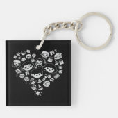 2 Luv. Sleutelhanger (Achterkant)