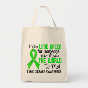 2-Lymziekte betekent de wereld voor mij Tote Bag