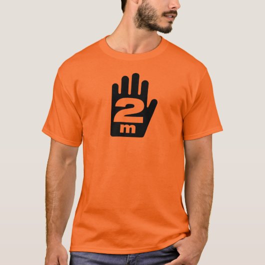 "2 m" Sociale vervorming T-shirt (Voorkant)