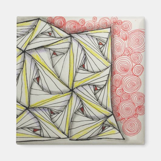 2"Magneet w/Original Art Magneet (Voorkant)