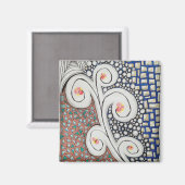 2"Magneet w/Original Art Magneet (Voorkant / Achterkant)