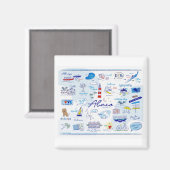 2 " Magnet - "The ABC's of Hope Town" (Voorkant / Achterkant)