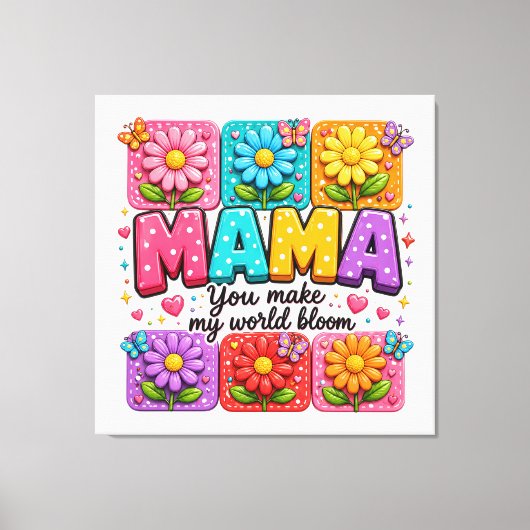 #2 Mama Canvas Afdruk (Voorkant)