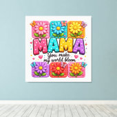#2 Mama Canvas Afdruk (Insitu (Houten vloer))