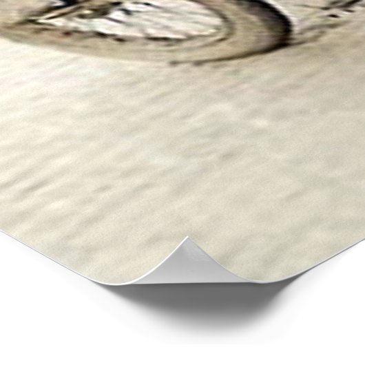 2 man op motorfietsen met groot poster (Hoek)