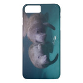 2 Manatee Friends iPhone 8/7 hoesje (Achterkant)