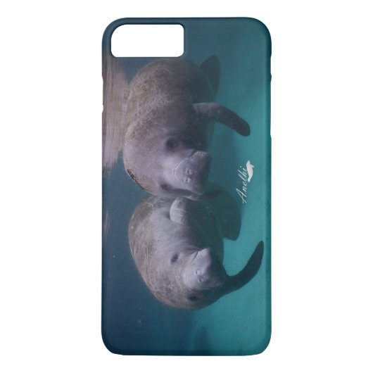 2 Manatee Friends iPhone 8/7 hoesje (Achterkant)
