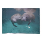 2 Manatee Friends pillowcase Kussensloop (Voorkant)
