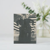 2 matrozen voor het briefkaart van de vlag (Staand voorkant)