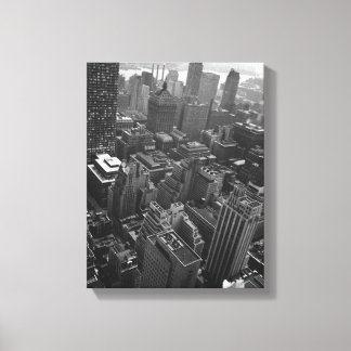 2 mei 1961: Het Chrysler-gebouw in New York Canvas Afdruk