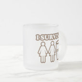 2 Meisjes 1 Cup Matglas Koffiemok (Voorkant rechts)