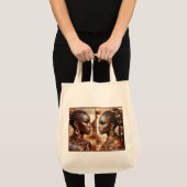 2 meisjes stam tote bag (Voorkant (product))