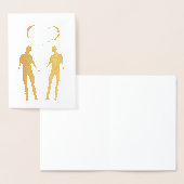 2 men with love | Gay men Pride Folie Kaarten (Display)
