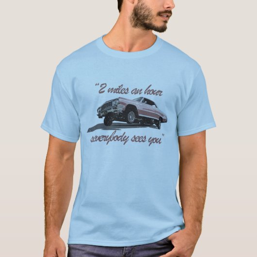 2 mijl per uur -  t-shirt (Voorkant)
