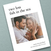 2 minder vissen in Zee Foto Verloving Aankondiging