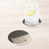 2 mm Origami Crane Zandsteen Onderzetter (Zijkant)