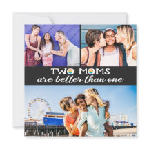 2 moeders zijn beter dan één moederdag fotokaart
