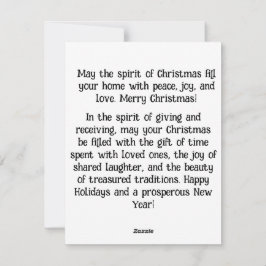 2.	Moge uw huis gevuld zijn met de warmte  Feestdagenkaart