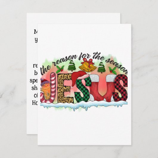 2.	Moge uw huis gevuld zijn met de warmte  Feestdagenkaart (Voorkant / Achterkant)