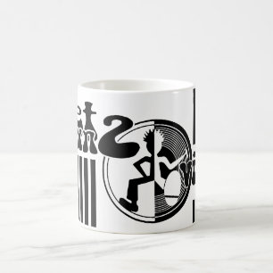 2 mok met vinylmuziek