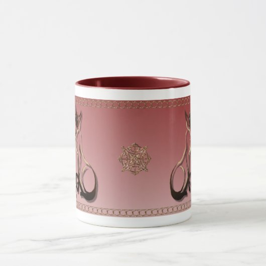 2 Mok Siamese Katten (Midden)