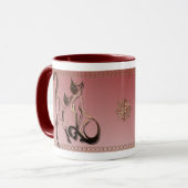 2 Mok Siamese Katten (Voorkant links)