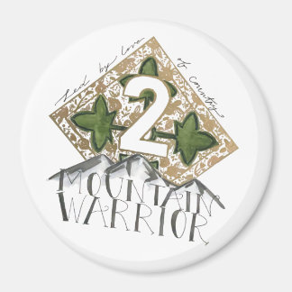 2 Mountain Warrior Fort Carson Koelkastmagneet Magneet