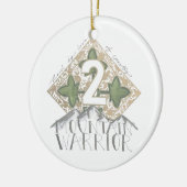 2 Mountain Warrior Post-Its Keramisch Ornament (Links)
