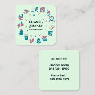2 Naam Cleaner Visitekaartje