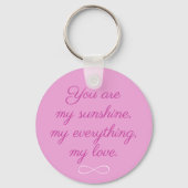 2 Namen Eenvoudig Infinity Symbool Vrienden Bloeme Sleutelhanger (Achterkant)