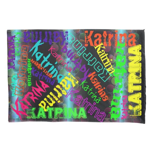 2 Neon Naam Collage Kussenslopen Aangepast (Voorkant-Links)