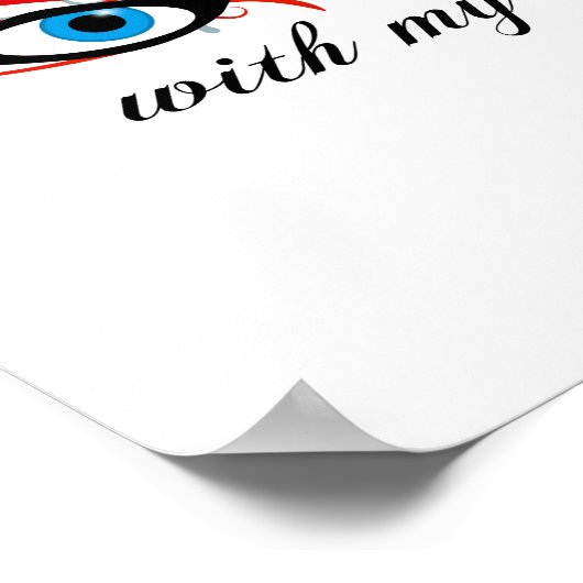 2 OGEN Ik hoor met mijn ogen Poster (Hoek)