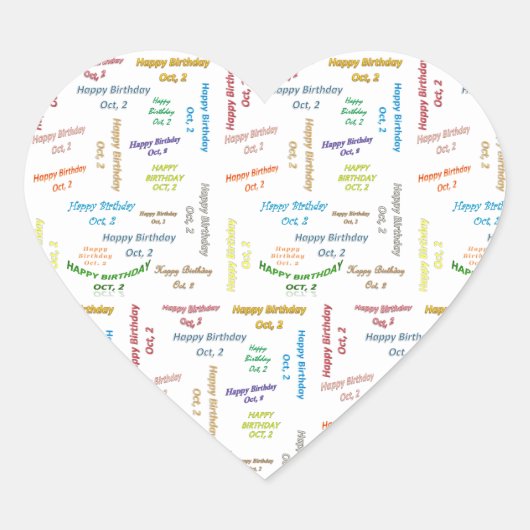 2 oktober, Sticker (Voorkant)