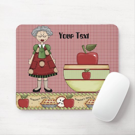 #2 Oma's pie Mousepad Muismat (Met muis)