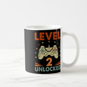 2 ontgrendelde video gamer 2e verjaardag 2 jaar ou koffiemok