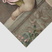 2 ook zittende retro cupids tissuepapier (Detail)