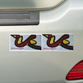 2 op 1 logo sticker (Op auto)