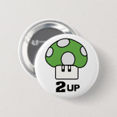 2 Op paddenstoel Button (Voorkant /achterkant)