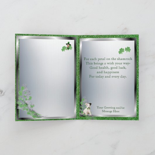 2. Originele Jack Russell Gezondheid Geluk Kaart (Binnen)