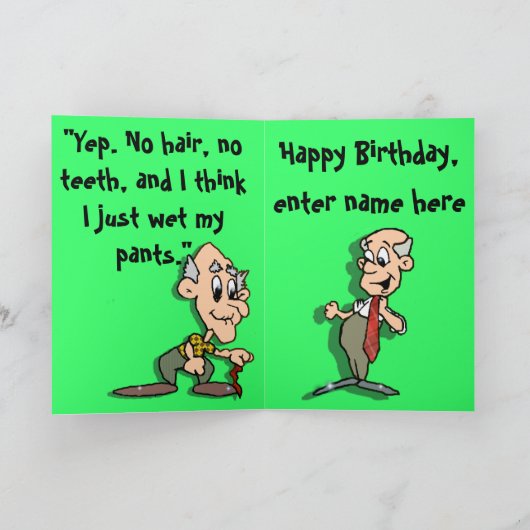 2 oude Mannen Kaart (Binnen)