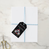 2 Ouders 1 Kind - Kerstmis Familie Cadeaulabel (Met Touw)