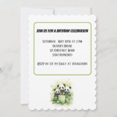 2 Ouders 1 Kind - Waterverf Verjaardag Kaart (Achterkant)