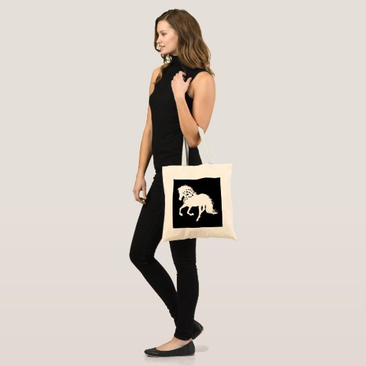 2- Paard Shirt, Paard Liefhebber T-shirt, Meisjes  Tote Bag (Voorkant (model))