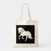 2- Paard Shirt, Paard Liefhebber T-shirt, Meisjes  Tote Bag (Achterkant)