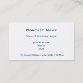 2 Paarden buiten in de winter tijdens het sneeuwwe Visitekaartje (Achterkant)